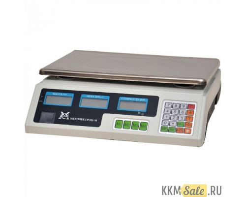 Купить Весы торговые МЕХЭЛЕКТРОН-М ВР4900-30-2Д-АБ 06 (LCD) от Мехэлектрон-М
