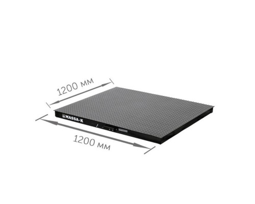 Купить Весы платформенные с печатью этикеток Масса-К 4D-PM-12/12-2000-RL от Масса-К