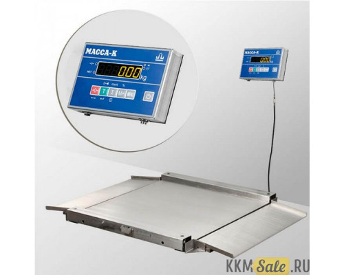 Купить Весы платформенные с пандусом Масса-К 4D-LA.S-10/10-1500-AB(RUEW) от Масса-К