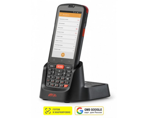Купить Терминал сбора данных АТОЛ Smart.Slim Plus Базовый (2D, 2/16Gb, WiFi/BT/NFC/LTE/GPS, Камера, БП, Andr.10 GMS) от Атол