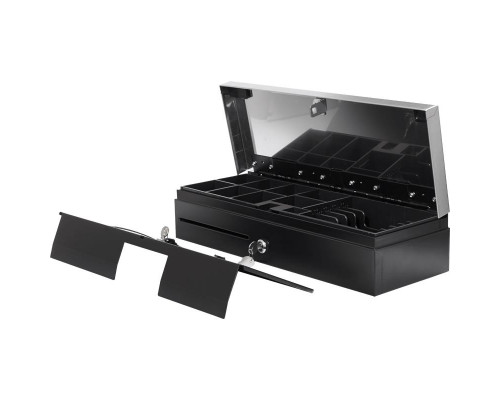 Купить Денежный ящик PayTor FlipTop-S (Epson, черный с нерж. крышкой) от PayTor