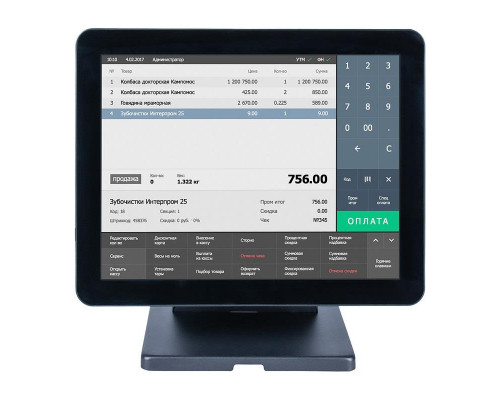 Купить Сенсорный терминал 15" POSCenter Atlas (J4125, 4/128Gb, MSR, без ОС) от POScenter